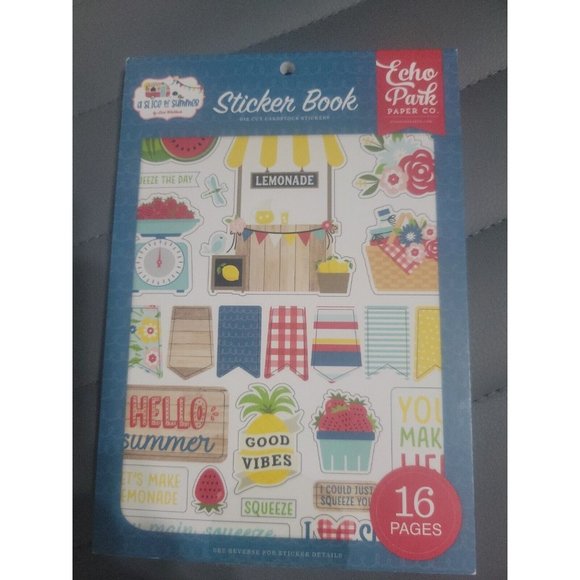 Echo Park Sticker Books "Summer" And "A Slice Of Summer" - Picture 2 of 5